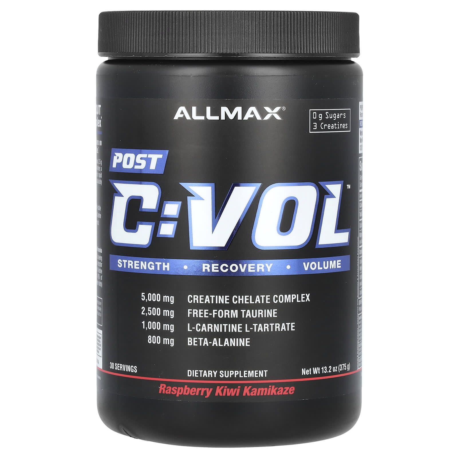 

ALLMAX, C:VOL, Post, Raspberry Kiwi Kamikaze, 375g (13.2oz)