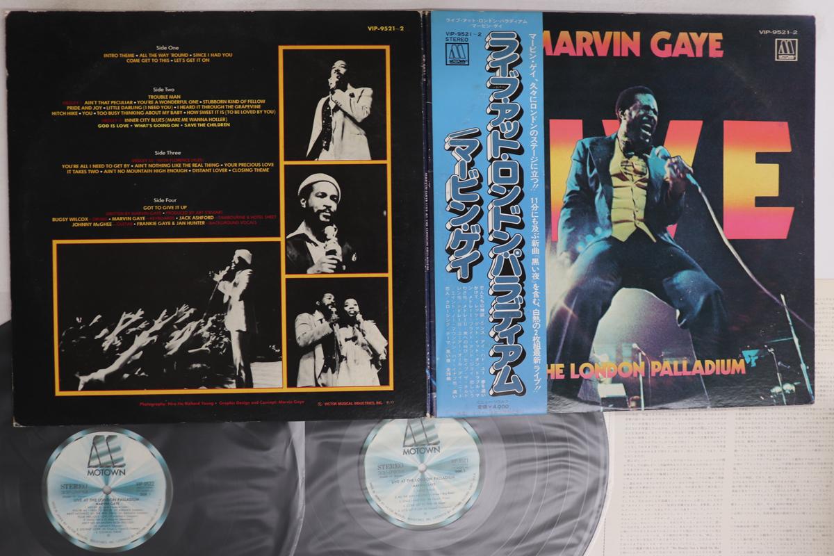 

LP Record MARVIN GAYE - Live At The London Palladium VIP95212 MOTOWN 1977 Japan Obi Soul/Funk Used