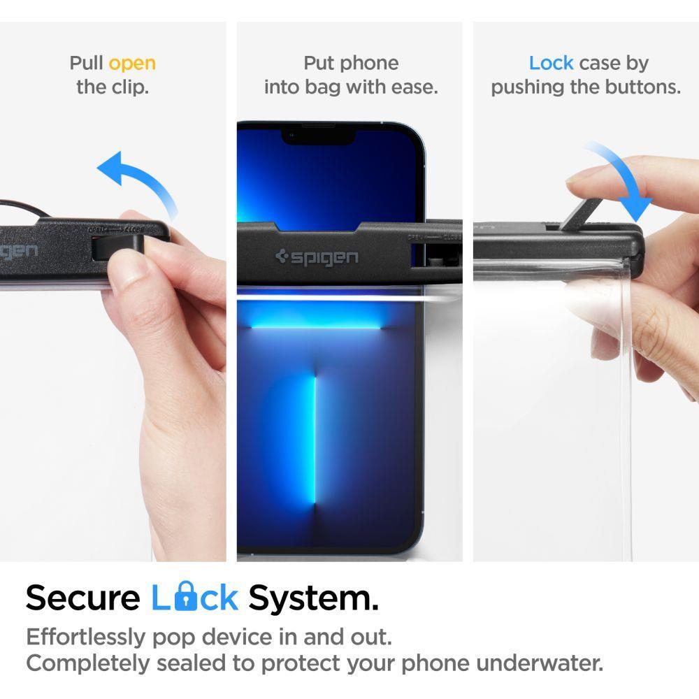 Spigen Aqua Shield A601 Transparent IPX8 Certified Waterproof Phone Case – Superior Protection Accessory