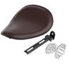 3 Inch Motorcycle Leather Solo Seat W  Mount Spring Bracket for Chopper Bobber Custom