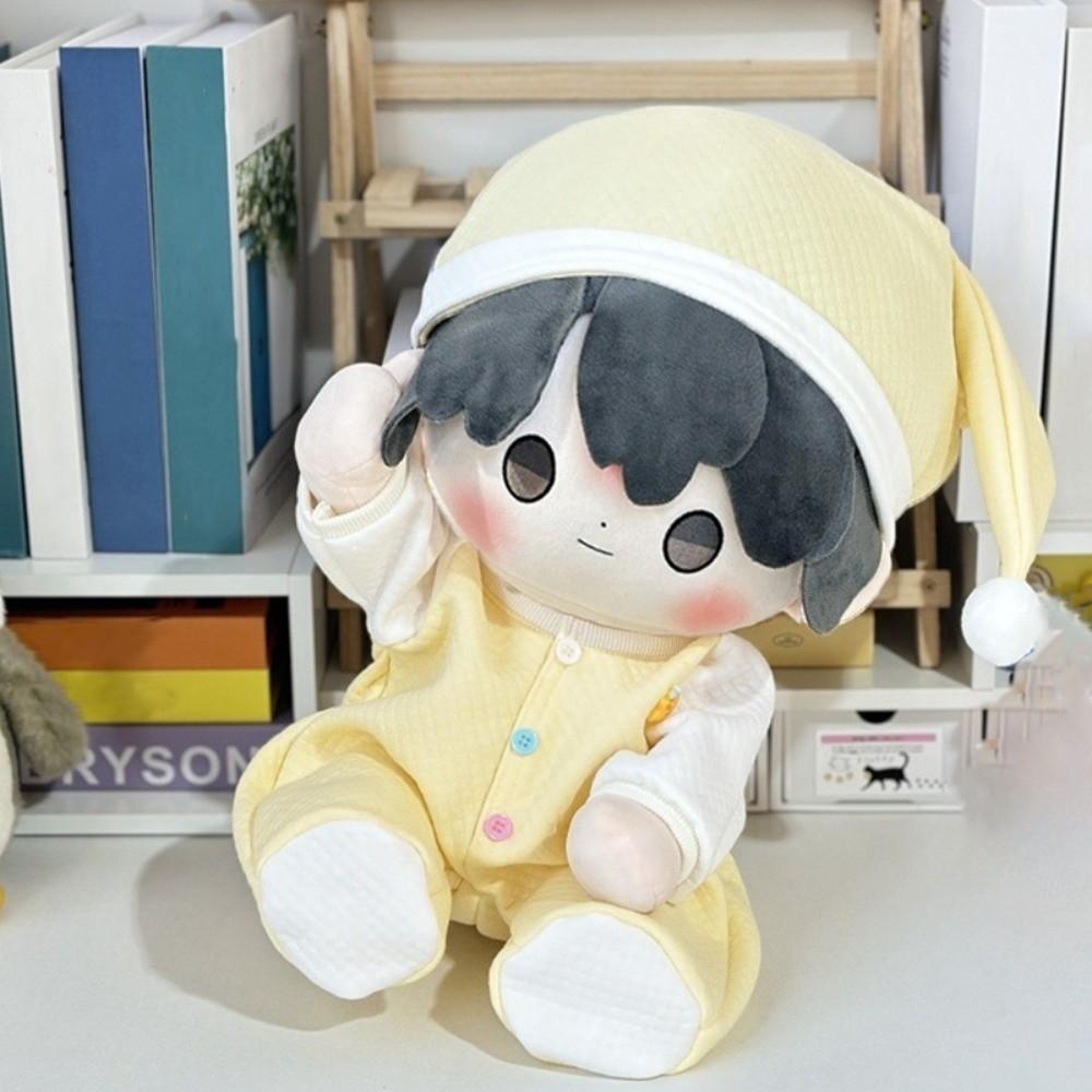 Clown Hat 40cm Cotton Doll Clothes Jumpsuit No Attribute Doll Clothes  Kids Girls Toys