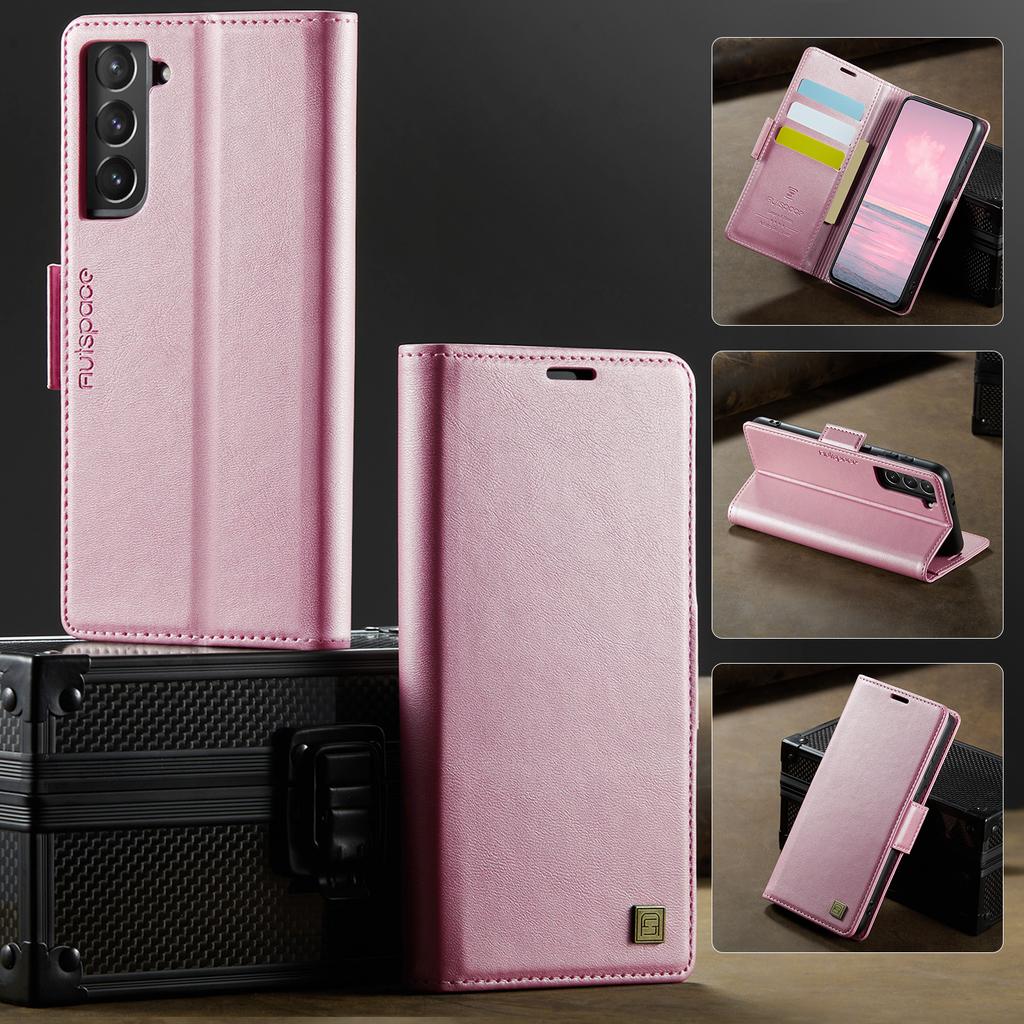 For Samsung Galaxy S21 Series.for Samsung S21, S21+, S21 FE, S21 Ultra Wallet Case with Card Slots & Kickstand, 360° Protection Leather Case