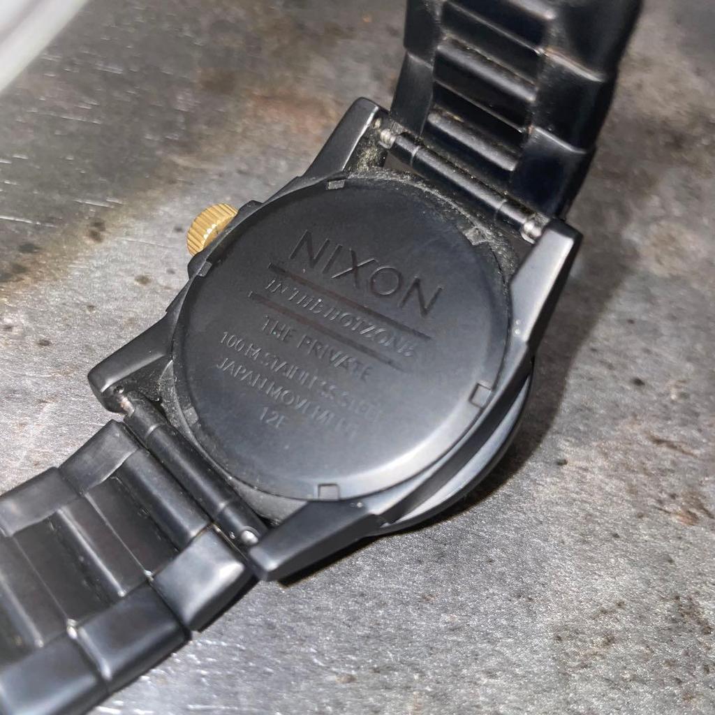 Used NIXON Black The Private SS Watch