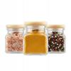 5x JAR 120ML FOR SPICES, Herbs, Tea, Candles, WOODEN CORK