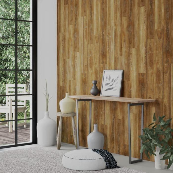 VidaXL Wall Panels Wood Look Brown PVC 4.12 M² 3189148