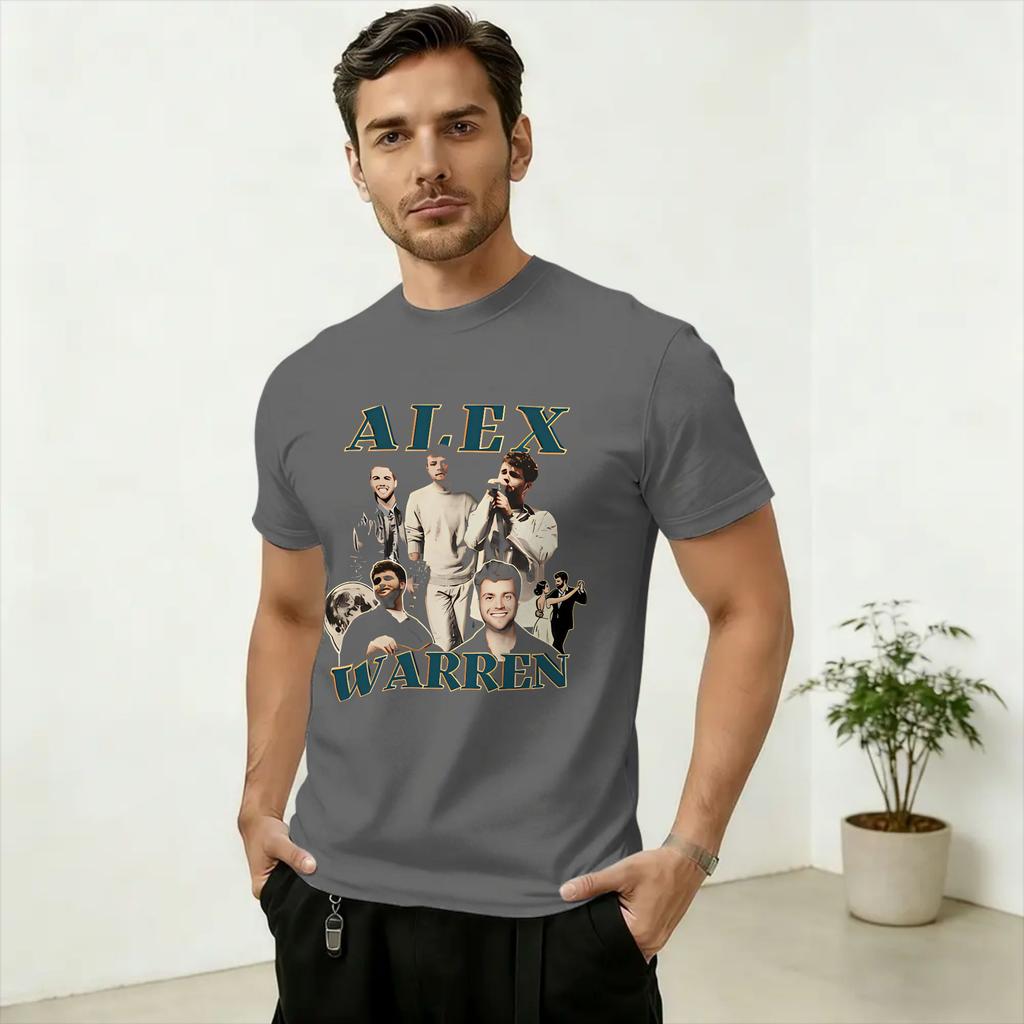 Unisexs Alex Warren Finding Friday on the Road Tour 2026 T Shirt Cotton Clothing Casual Short Sleeve Crew Neck Tee Shirt Plus Size