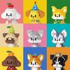 Animal Dog Kawaii Micro Building Blocks for Adults 3D Model Cat Mini Bricks Toys Assembly Games Toys for Kids 6 To 12 Years Gift