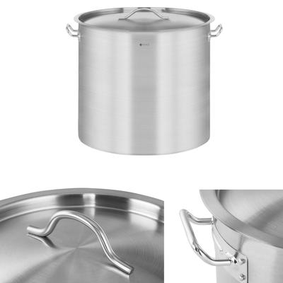 Gastronorm Pot with Lid, Stainless Steel, for Induction Cooker, 12 L