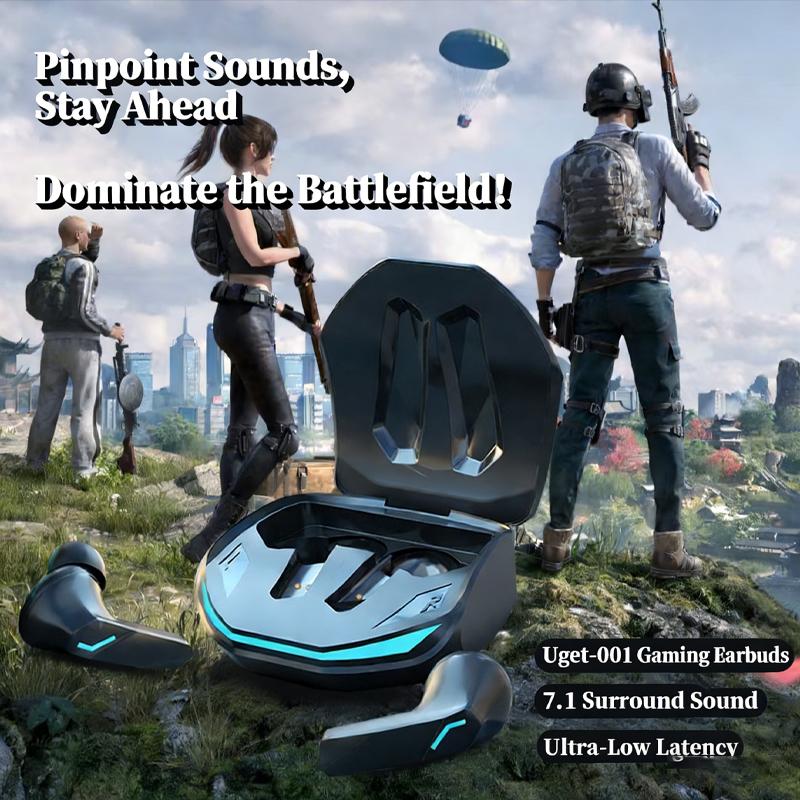 GM2 Pro TWS Bluetooth 5.3 Wireless Earphones with HD Call Mic Low Latency Game Headphones Music Sports Earbuds