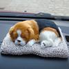 Car Dashboard Ornaments Decor Cute Simulation Plush Cats Dogs Toy Automobiles Decoration Interior Children Gift Auto Accessories