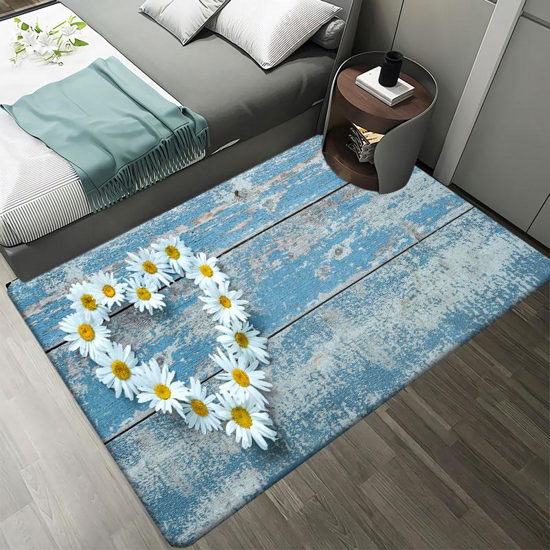 

Красочный цветочный ковер, ковер для спальни, прихожей, романтический цветочный коврик для гостиной, коврик для комнаты для девочек 40x60cm