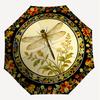 1PC Dragonfly Floral Umbrella-8-Rib Reinforced, Automatic Open, Lightweight & Durable, Cute Fashion Accessory for Outdoor-K1264