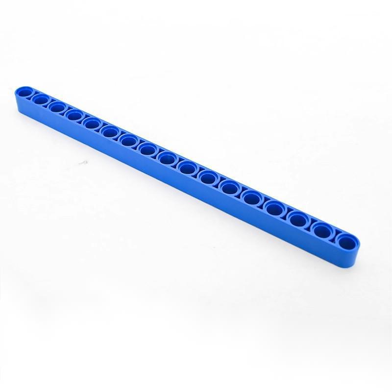 50g Technic Small Particle Building Blocks 1x17 Hole Arm Thick Rod Compatible Standard синий