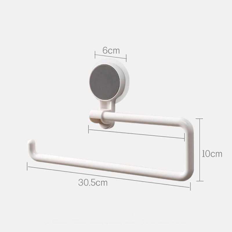 

Держатели для бумажных полотенец Настенные Держатели для туалетной бумаги Вешалка для мочалок для ванной Комнатная подставка для кухонных предметов Органайзер для домашнего хранения белый