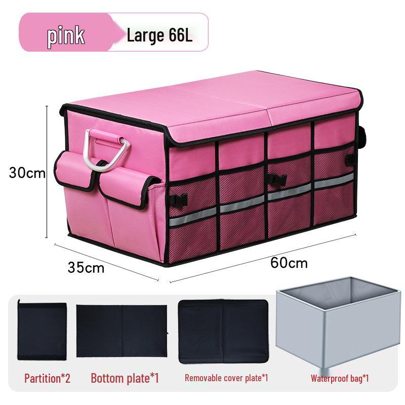 Foldable Car Trunk Organizer Box for Outdoor Use