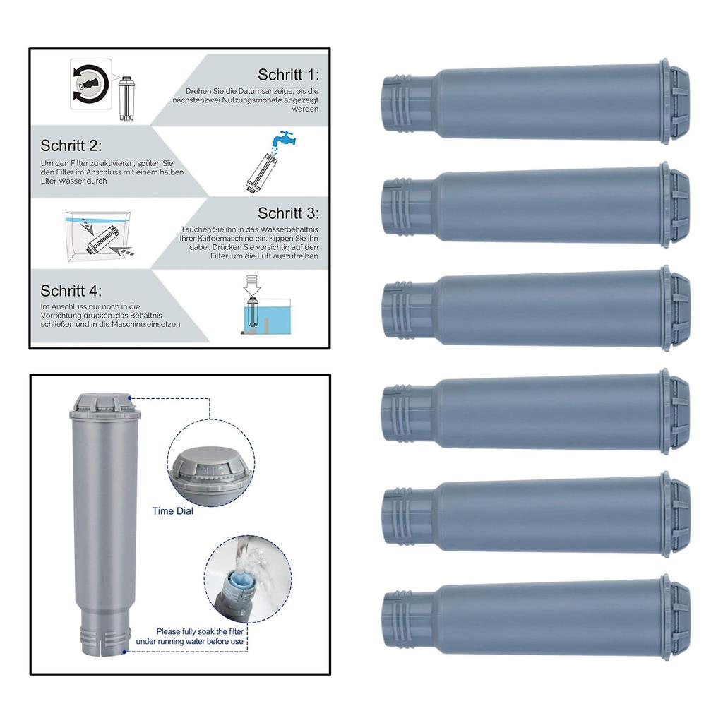 Coffee Espresso Machine Water Filter Set Spare Water Filter for