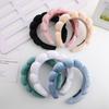 Retro Puffy Hair Band Sponge Headbands for Women Velvet Cloth Padded Girls Makeup Hairband Beauty Fashion Hairband Accessories