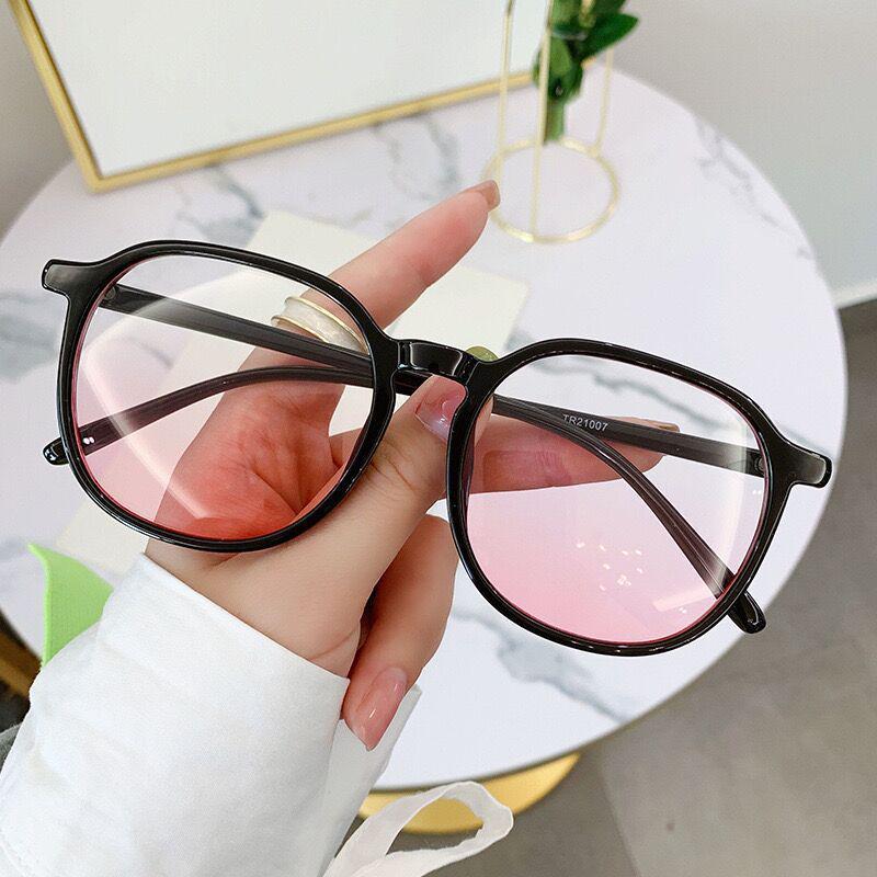 Trendy Douyin Blush Prescription Glasses for Women - Stylish Black Frame with High-Value Appeal