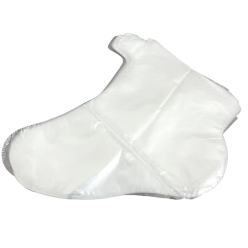 (ADOSSY) Foot Masks, 100-Piece Set, Skincare Self-Cream, Large Capacity, After-Bath Care, for Rough Heels, with Stickers (A)