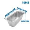 Bandeja Desechable de Papel de Aluminio para Barbacoa y Horneado Rectangular Kenmaiduo 203
