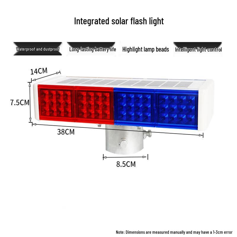 Battle Tiger Solar Traffic Warning Strobe Light