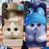 Per Motorola Moto E13 Moto G13 Custodia Nero Opaco Silicone Liquido Cover Morbida Adorabile Gatto Cartone Animato Gelatina Custodie Per MotoE13 E 13 G 13
