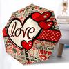 1pc Love Hearts Automatic Folding Umbrella - 8-Rib Automatic Open/Close, Large Canopy Birthday Festival Gift Yy251217138