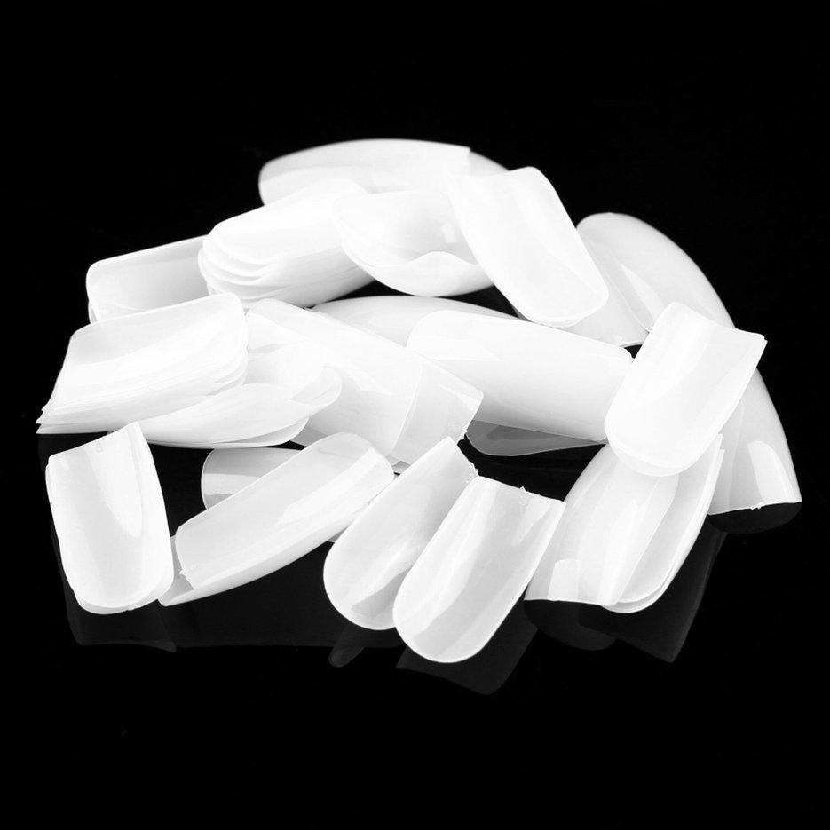 100pcs Acrylic Artificial Full False Nail Art Tips Fake Nail Art