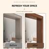 1PC 5mx10cm Thickened Wood Grain Skirting Line Wall Sticker, Self-Adhesive Living Room Bedroom Wall Corner Decoration