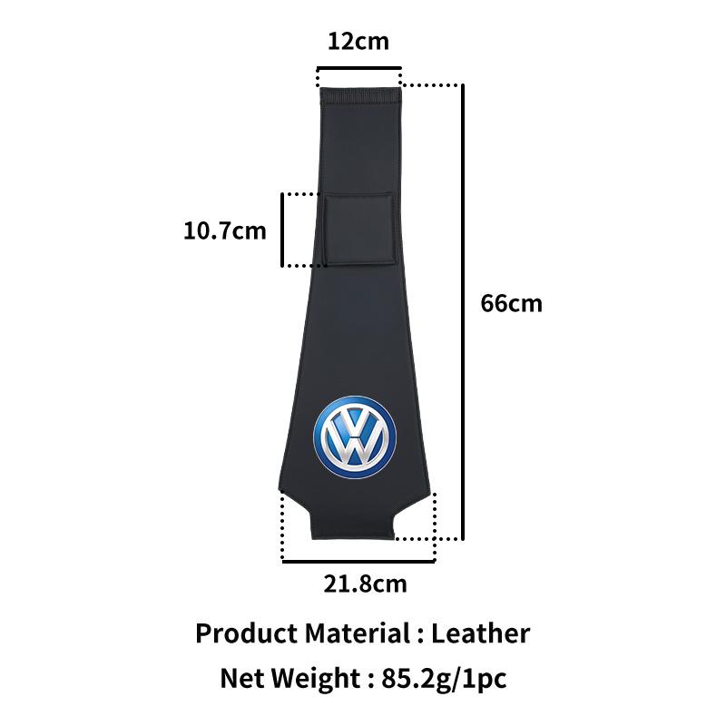 Leather Car Headrest Anti Dirty Protective Cover For VW Golf Jetta Passat Mk4 Mk5 Mk6 CC Golf 5 7 Tiguan Scirocco Sagitar Zk6