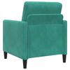 Sofa Set with Storage 2 Pcs Turquoise Polyester