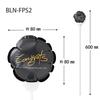Heads Balloon W80 x D45 x H80 Length 10 HEADS Picks, (Total 600)mm, Small, Pieces, Black, Congratulations, Round, BLN-FPS2