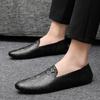 Men Shoes Moccasins Genuine Leather Casual Driving Slip On Shoes Fashion Men Loafers Outdoor Moccasins Italian Shoes for Men L5