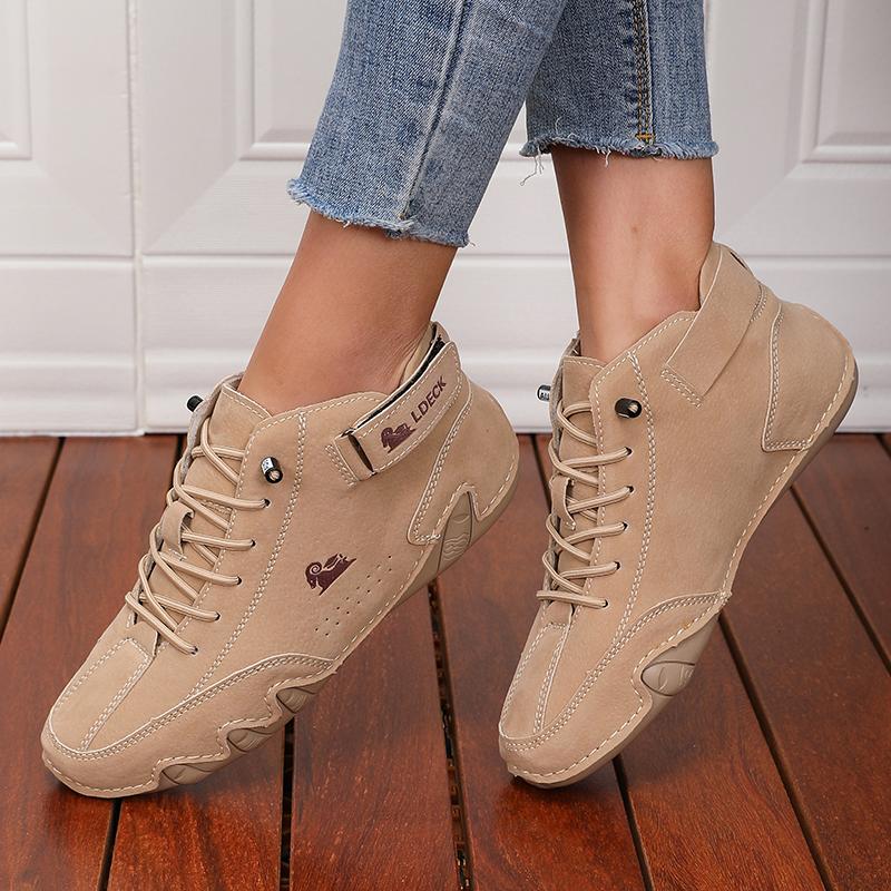 Trendige Damen-Radschuhe Lässig Bequem Weichsohlig Vielseitig Schnürschuhe Shopping Partys Pendeln Partnerschuhe