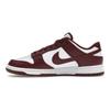 Nike Dunk Low Redwood Unisex-Sneaker Weiß Gym-Rot DV0833-115