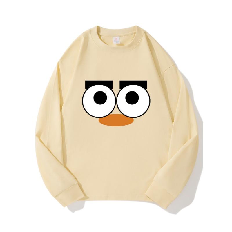 

Осенняя одежда Eye, длинный рукав, чистый хлопок, новый мужской и женский топ, весенний внутренний слой, базовая рубашка, футболка с круглым вырезом и длинными рукавами XXL бежевый