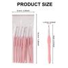 8Pcs Ergonomic Crochet Hook 8 Size Long Handle Crochet Hook for Beginner Knitting Sweater Scarves, Bag, Socks and Hat