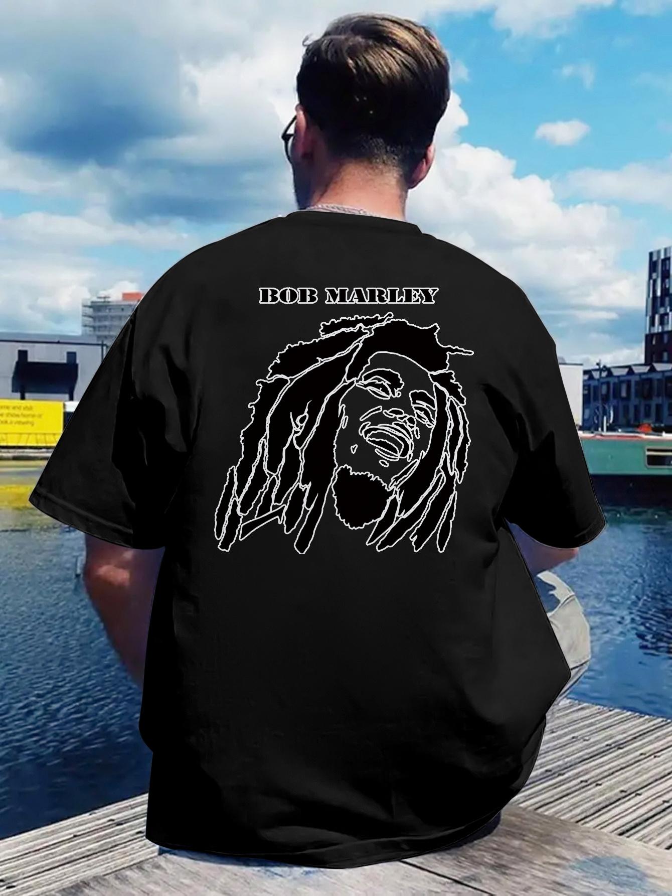 Retro Rock Band Print T-shirt XXL