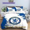Chelsea F Custom Name Pattern Bedding,Quilt Set Quilt Cover Pillowcase Home Birthday Gift(1 * duvet cover + 2 * pillowcase, without core)