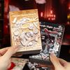 Day and Night Theme Cut Film Sticker Book Retro Style Scrapbook Stickers  Journal Decoration