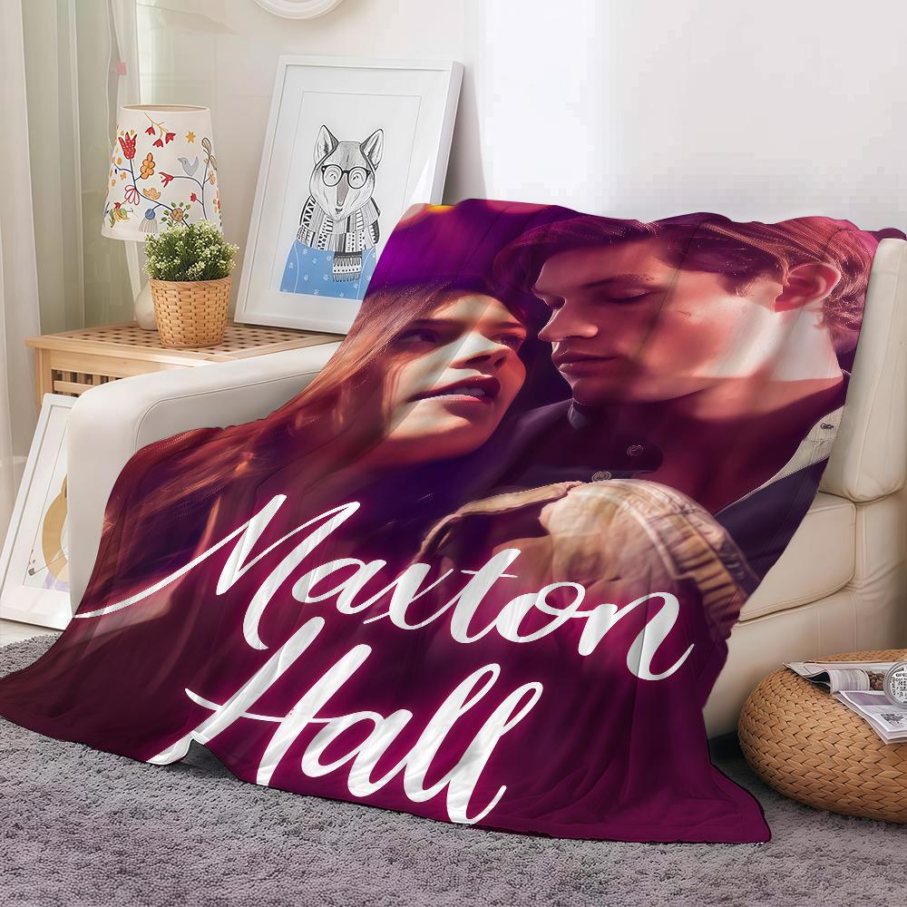 

TV Series Maxton Hall The World Between Us Blanket Warm And Soft Suitable For Bedroom Living Room Sofa Bed Office Travel Camping 30x40in