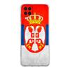 Case For Samsung Galaxy A13 A23 A33 A53 A73 5G A51 A71 A21S A12 A11 A31 A41 A03s A52 A32 A22 Silicone Clear Cover Serbia Flag