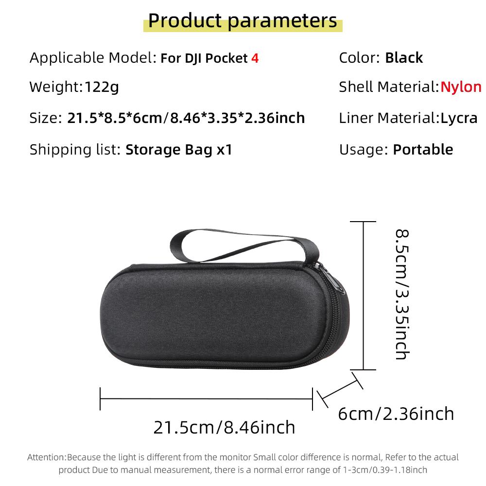 For DJI OSMO Pocket 1 Hard Shell Storage Bag Shockproof Protective Case Portable Travel Carrying Camera Organizer Accessory