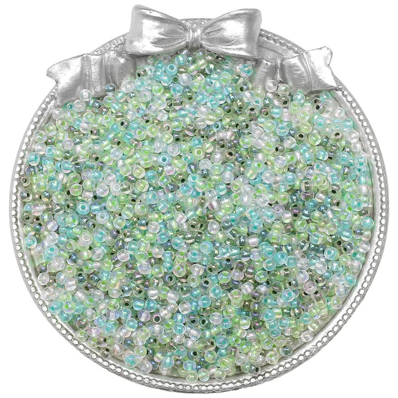 450G High Quality Glass Seed Beads Illusionary Pearl Light Dyeing Core Beads for Earring Bracelet DIY Jewelry Craft Accessoreis Making