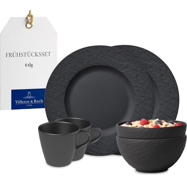 

Сервиз для завтрака Villeroy & Boch Manufacture Rock, 6 предметов (1042399072)