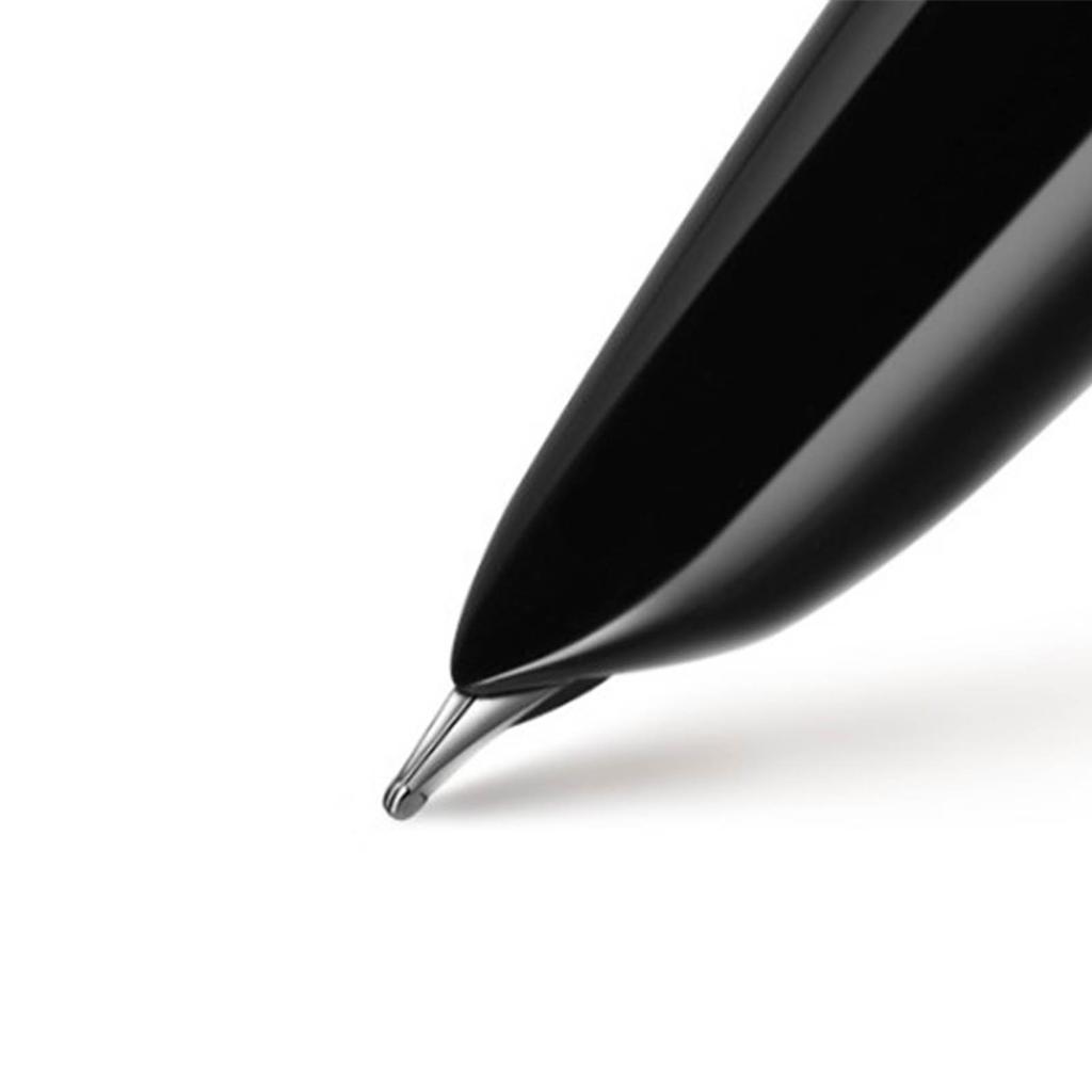 Black Writing Fountain Pen 0.38mm Fine Nib Ink Cartridge Change Signature Pen for Business