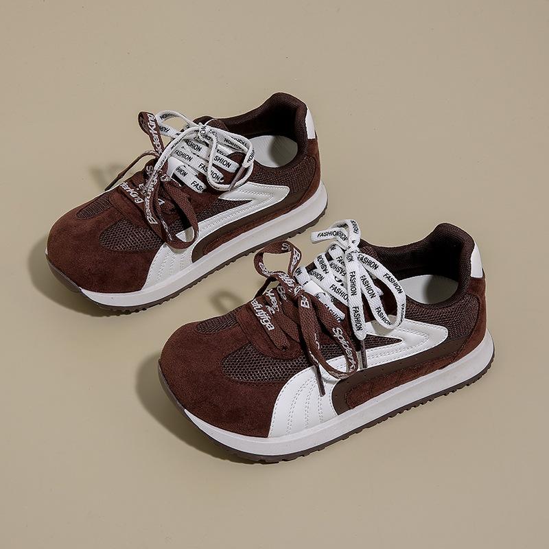 Fashion Retro Autumn Women Sneakers 2025 New Simple Popular Woman Casual Walking Shoes Trend Mesh Breathable Running Shoes Zapatos Mujer