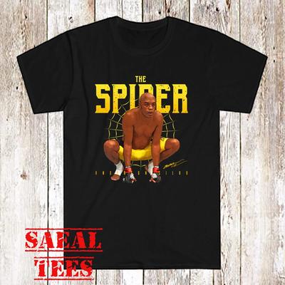 Anderson Silva The Spider MMA Fighter Men's Black Size S-5XL