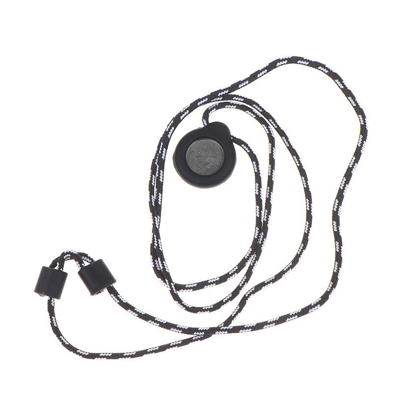 Magnetic Necklace Microphone Mount Hands-Free Mini Mic Holder for Vlogging Live Streaming Podcast Interview Content Creator Use