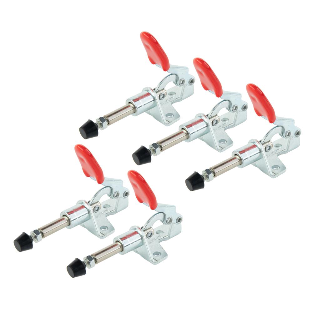 

Toggle Clamp GH-301AM Quick Release Safe Silver +Red Vertical Comfortable